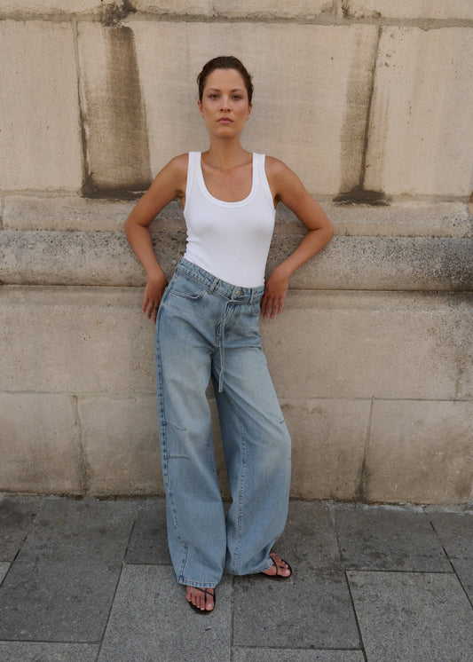 Club L' Avenir Juniper Top in Off White