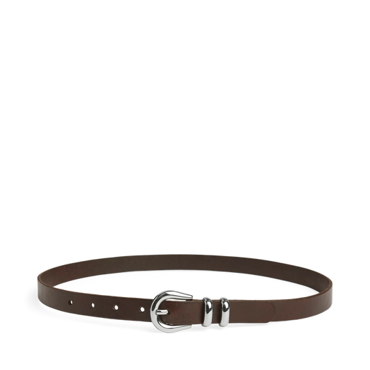 Markberg Ledergürtel Dark Brown