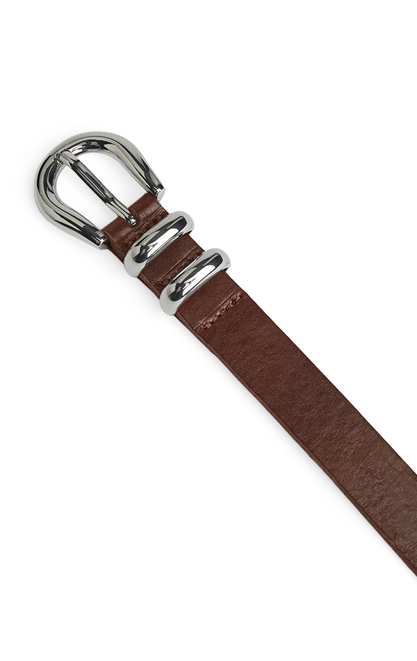 Markberg Ledergürtel Dark Brown
