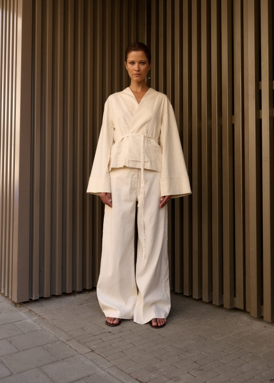 Club L' Avenir Seleyne Kimono Ecru