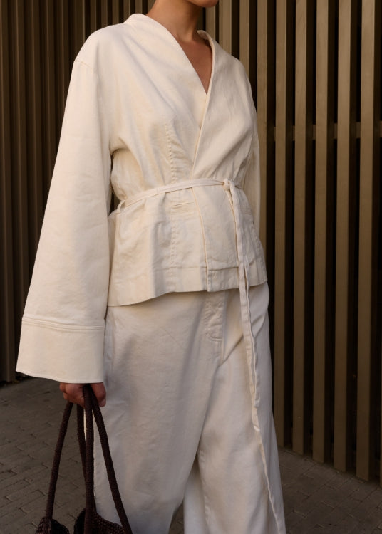 Club L' Avenir Seleyne Kimono Ecru