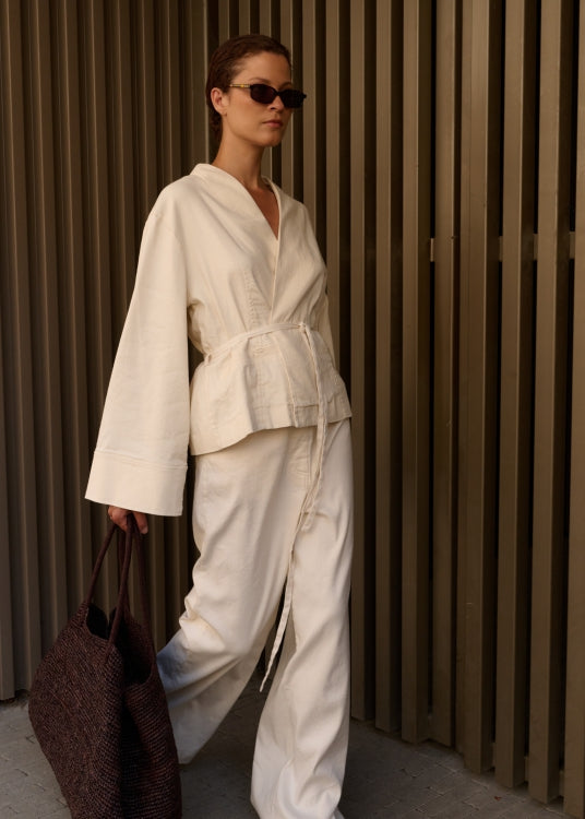 Club L' Avenir Seleyne Kimono Ecru