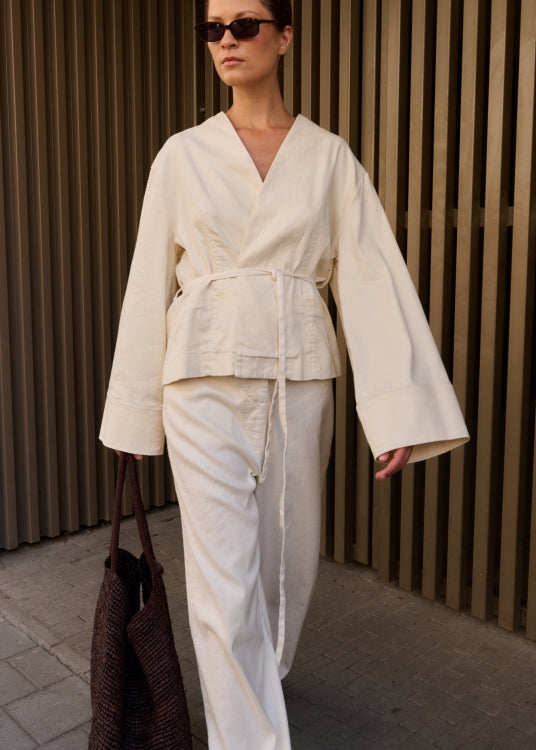 Club L' Avenir Solange Jeans Ecru