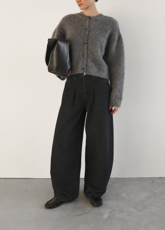 Club L'Avenir Cardigan in Grey Melange