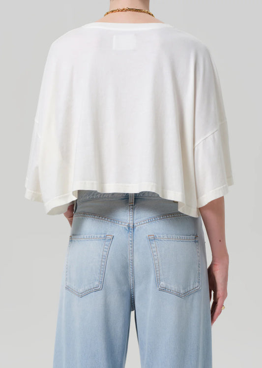 Citizens of Humanity Crop Cape Tee Pashmina