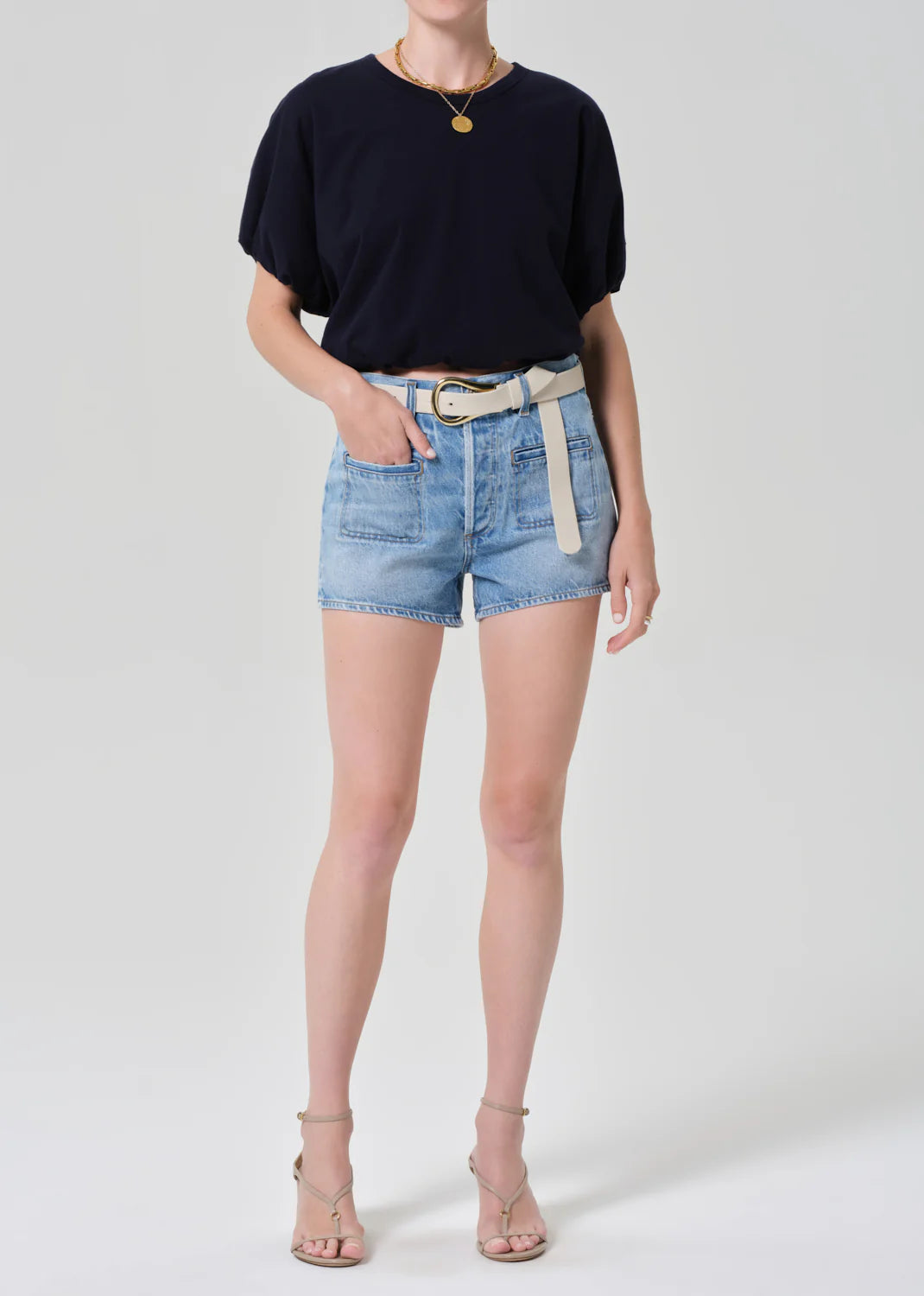 Citizens of Humanity Bubble Shirt Navy