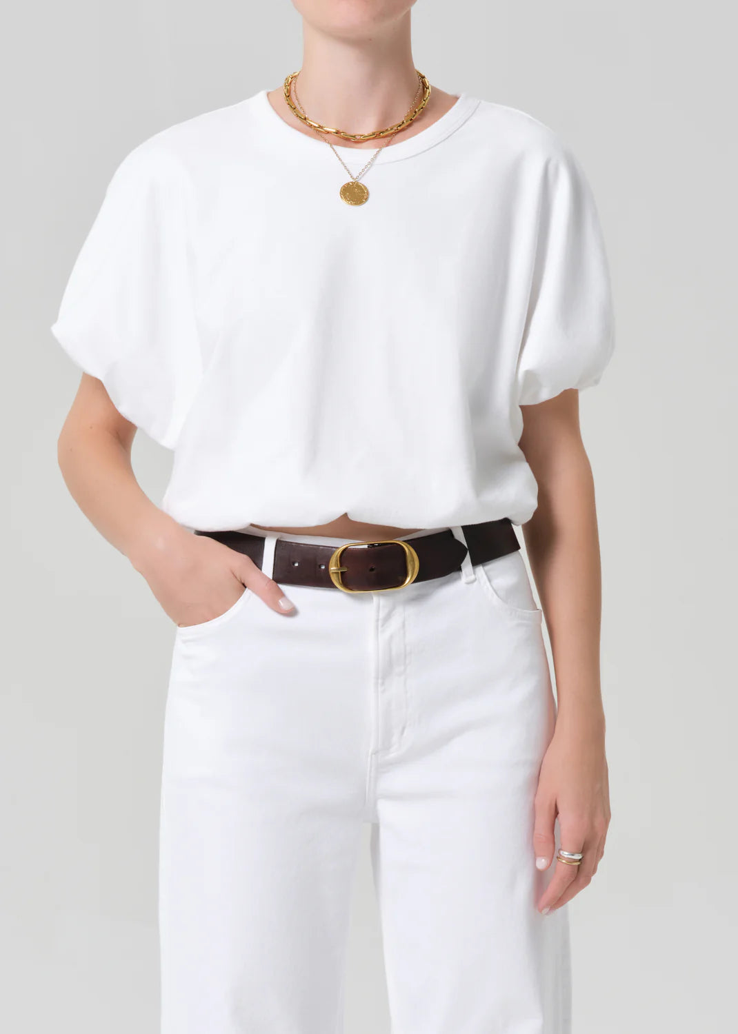 Citizens of Humanity Bubble Shirt White