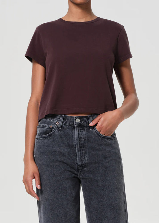 AGOLDE Adine Shirt in Kastanie