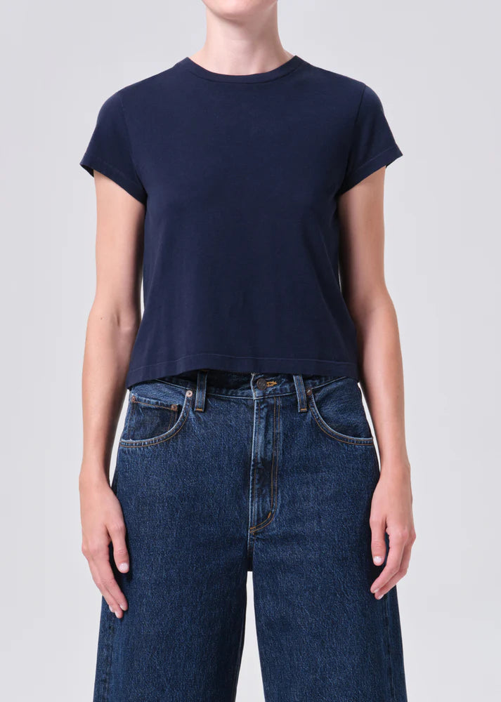 Agolde Adine Shirt in Marine