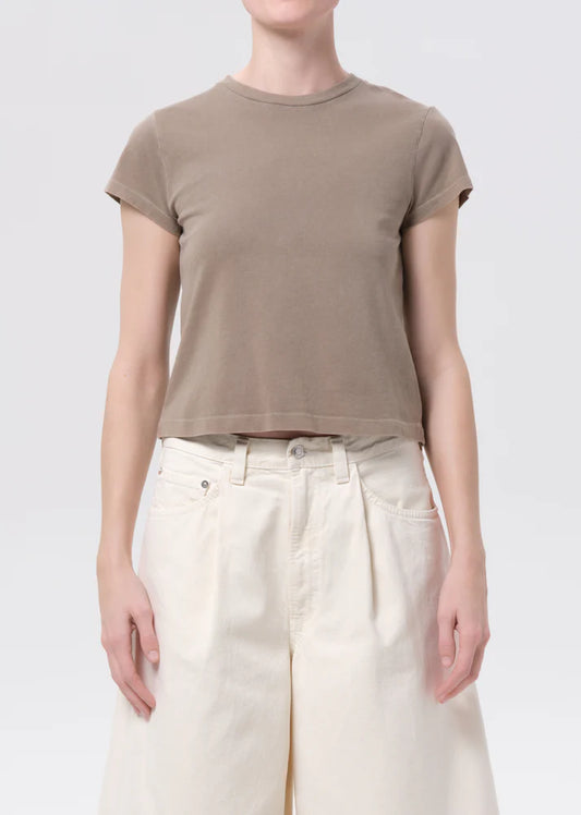 Agolde Adine Shirt in Mauvine