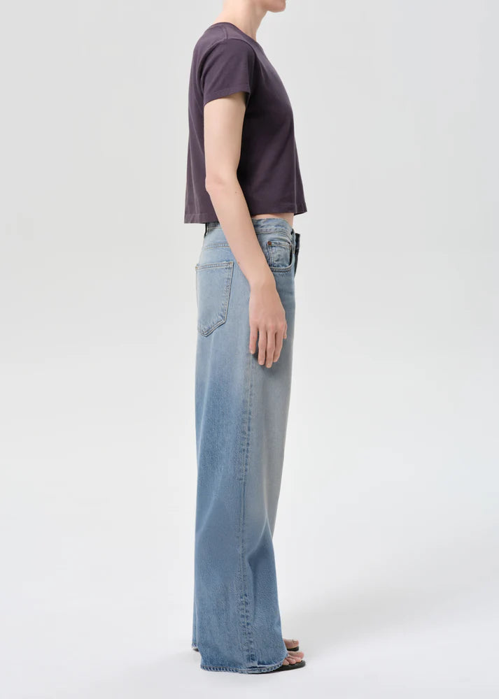 Agolde Low Slung Baggy In Reset