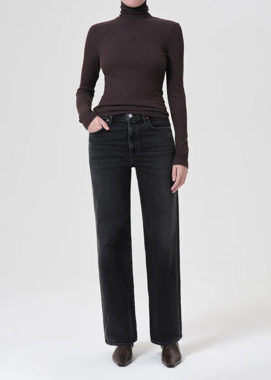 AGOLDE Harper Straight Jean in Hush (Stretch)