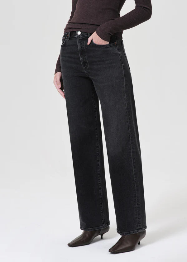 AGOLDE Harper Straight Jean in Hush (Stretch)