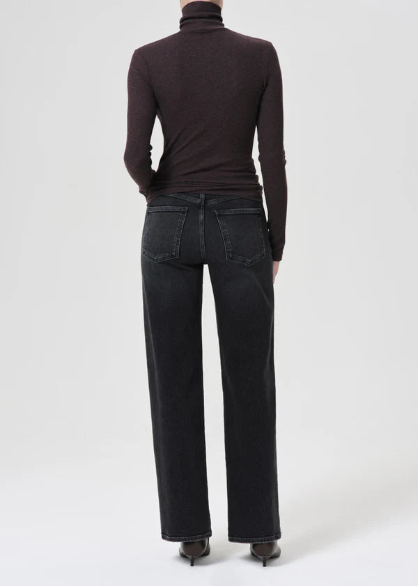 AGOLDE Harper Straight Jean in Hush (Stretch)