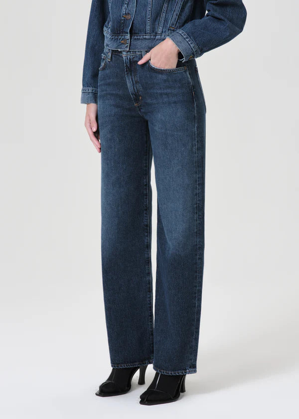 AGOLDE Harper Straight Jean in Tempo (Stretch)