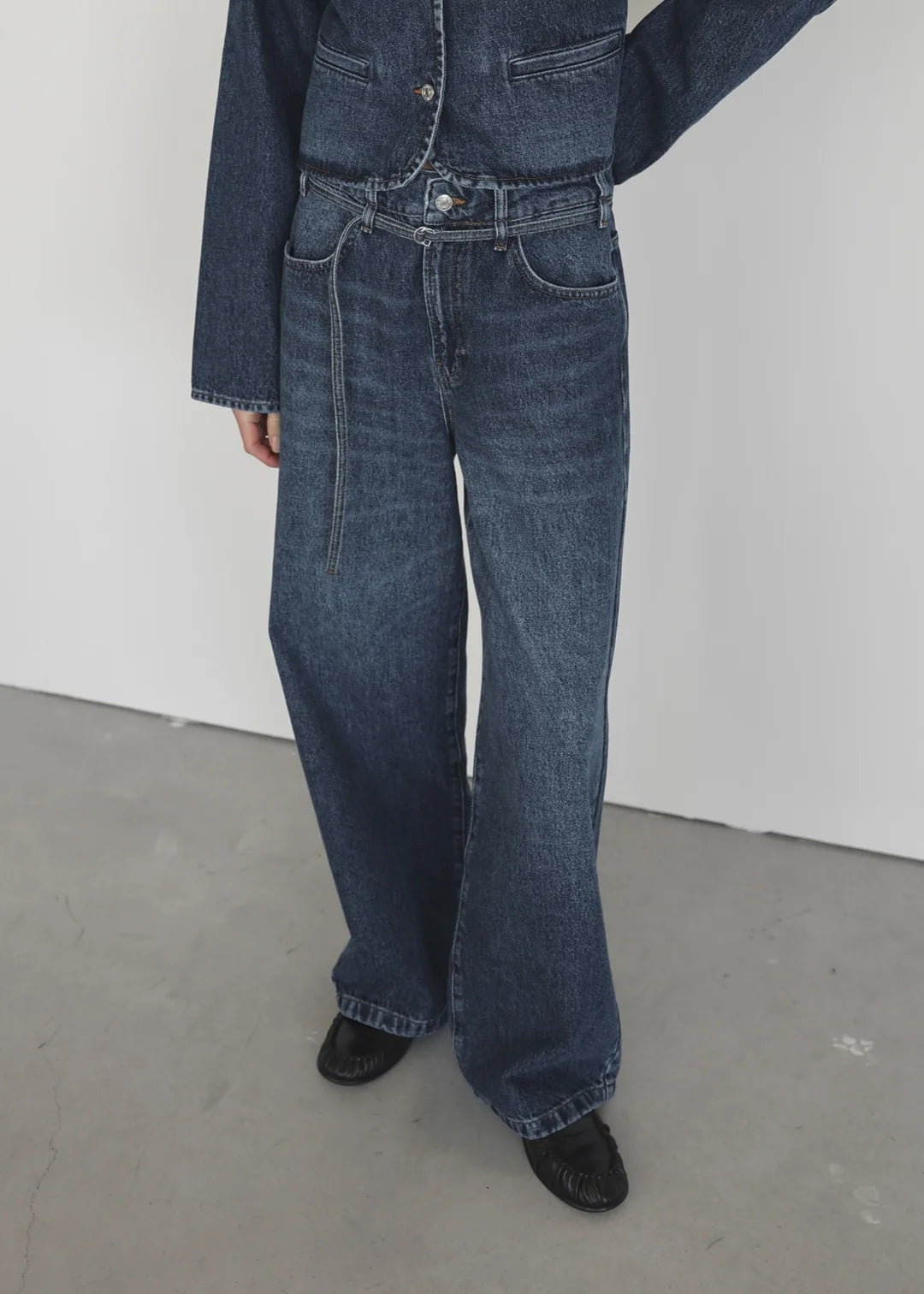 Club L'Avenir Yama Jeans in Dark Blue
