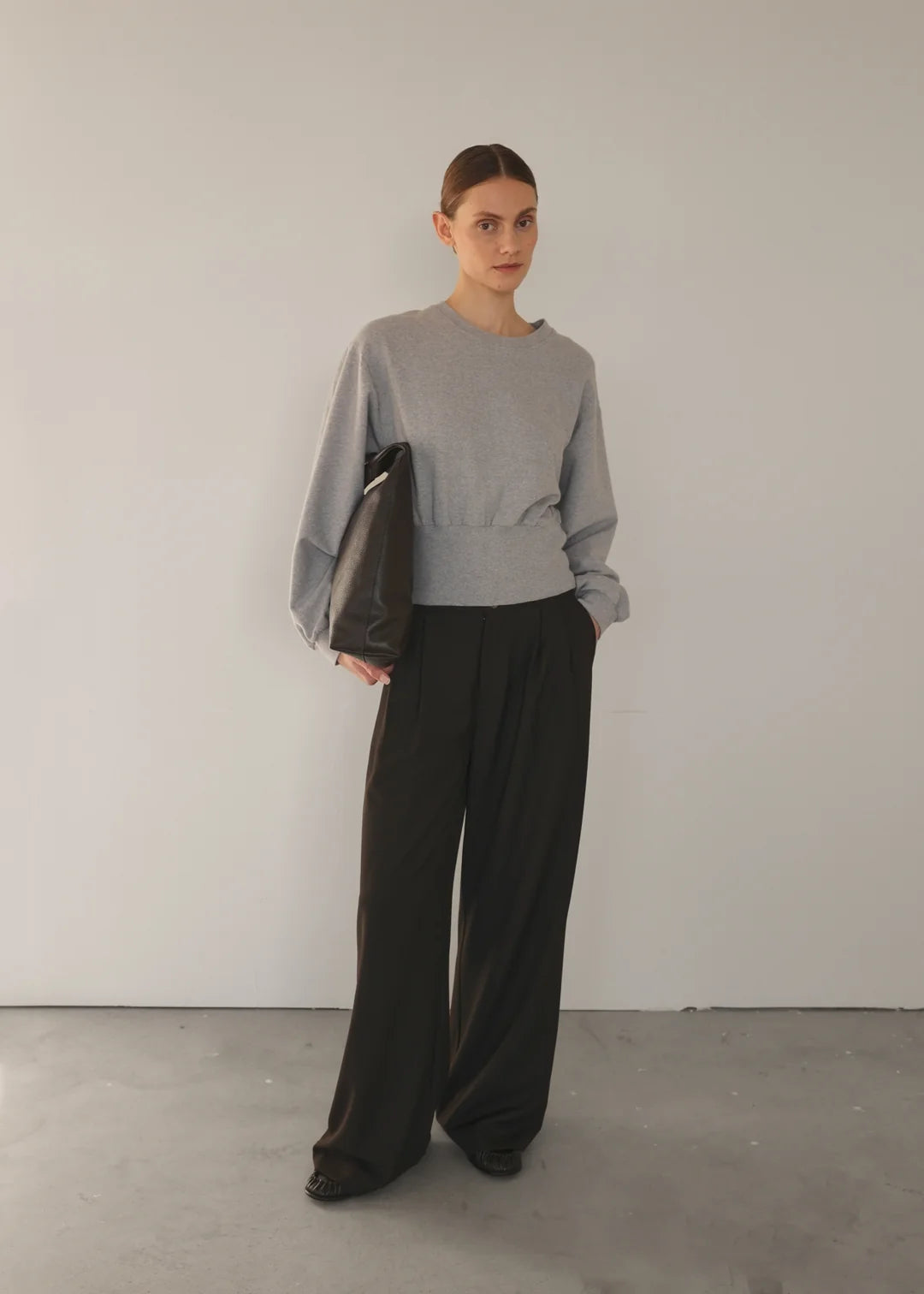Club L'Avenir Selina Sweater in Grey Melange