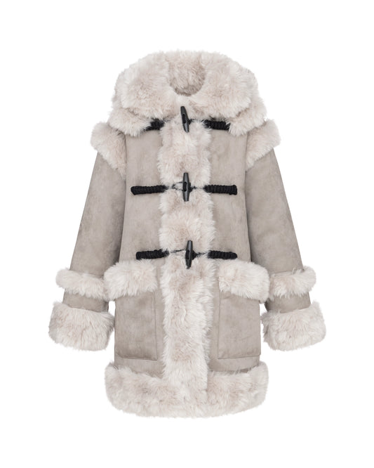 Urban Code Faux Fur Kurzmanteln in Frost