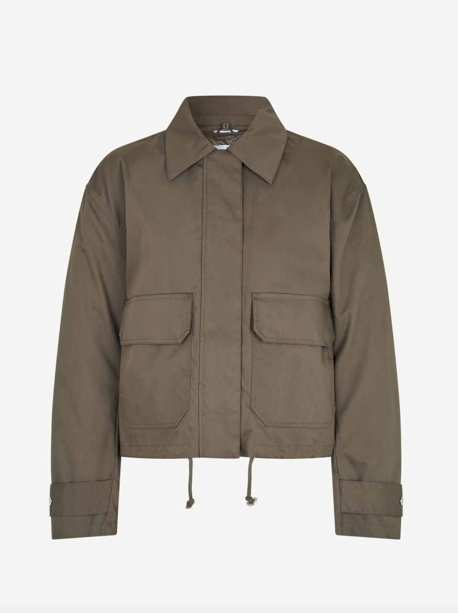 Samsoe Samsoe Sarivera Jacke in Khaki