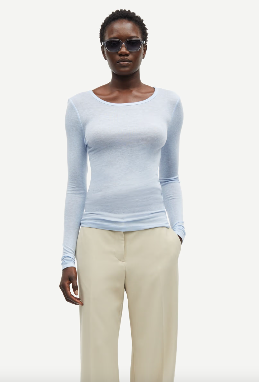 Samsoe Samsoe Sadou Shirt in Himmelblau