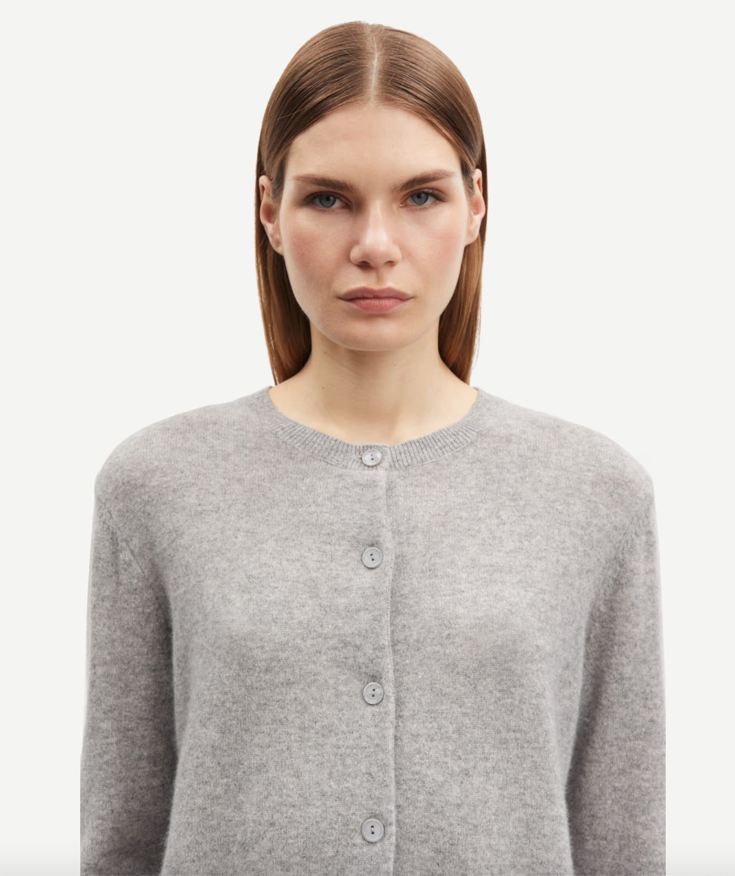 Samsoe Samsoe Saboston Cardigan in Grau