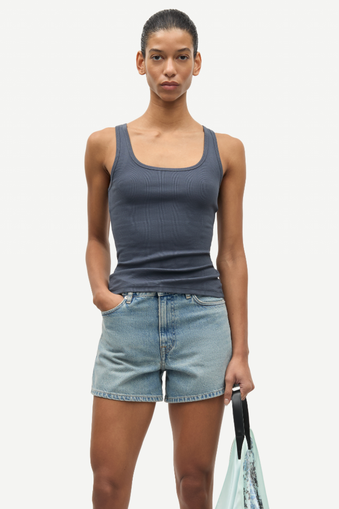 Samsoe Samsoe Saamanza Tank Top Ombe Blue