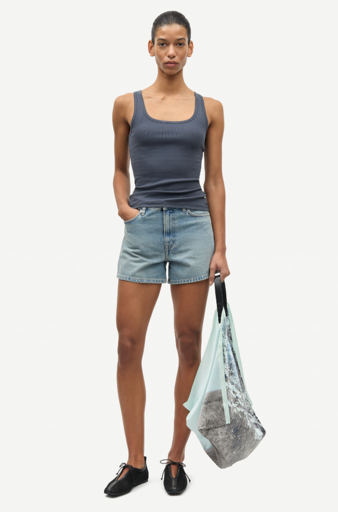 Samsoe Samsoe Saamanza Tank Top Ombe Blue