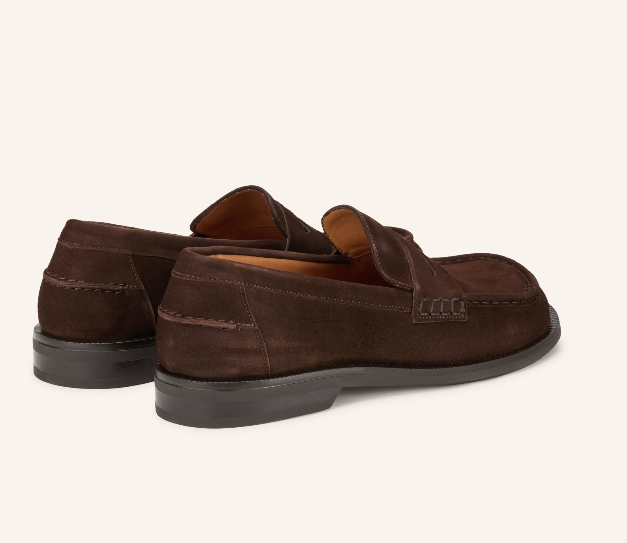 Billibi Loafer in Velourleder Schoko