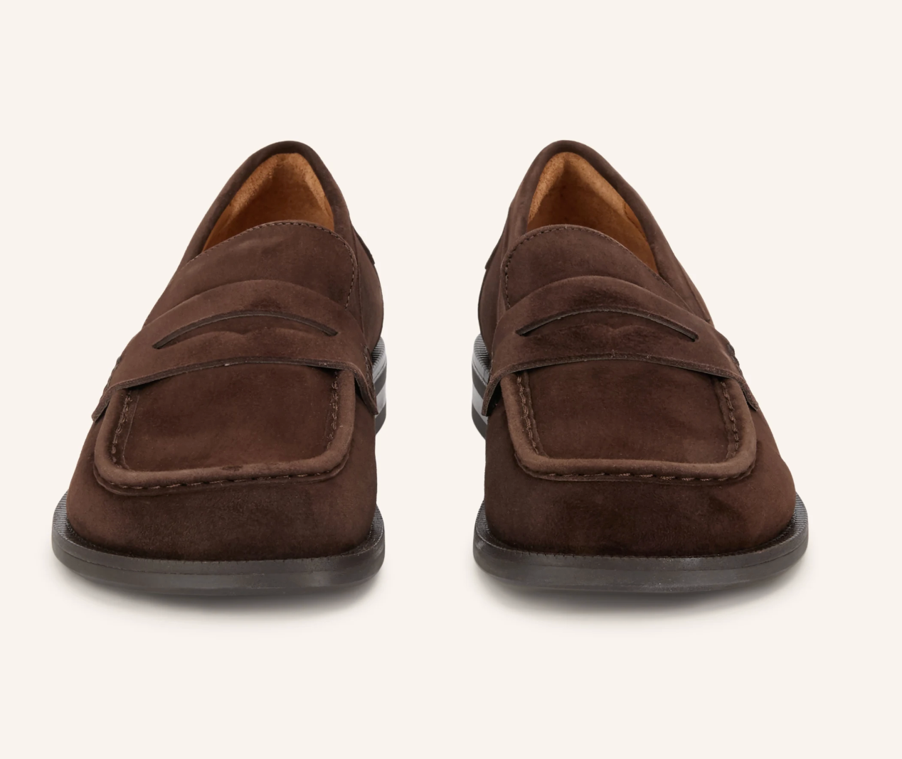 Billibi Loafer in Velourleder Schoko