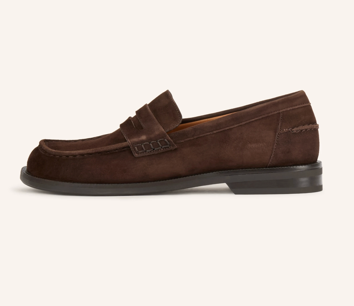 Billibi Loafer in Velourleder Schoko