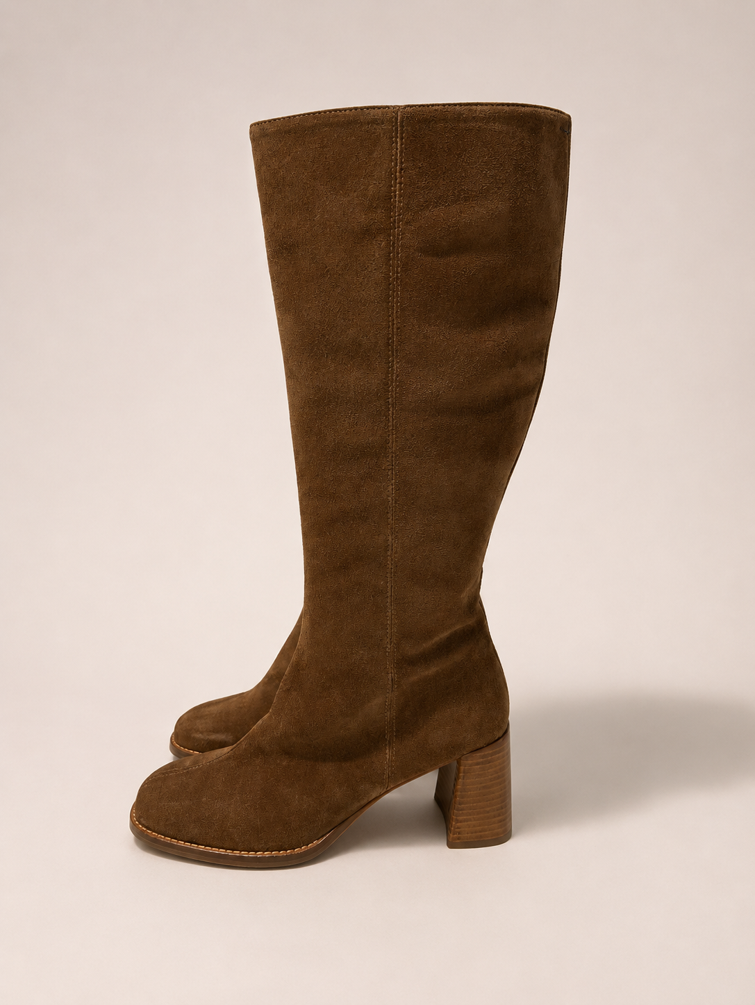 Billibi Wildleder Stiefel in Hellbraun