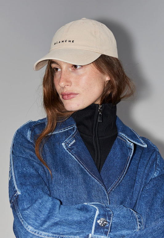 Blanche Cap in Beige