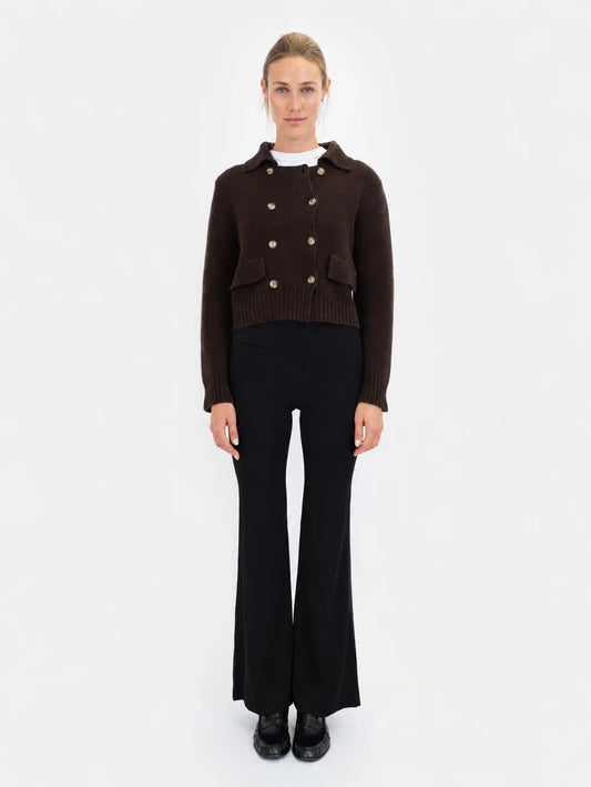 Anna v Berg Alva Cardigan in Espresso