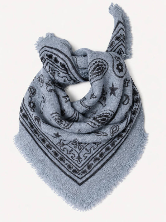Anna v. Berg Nele Scarf in Blueberry Latte
