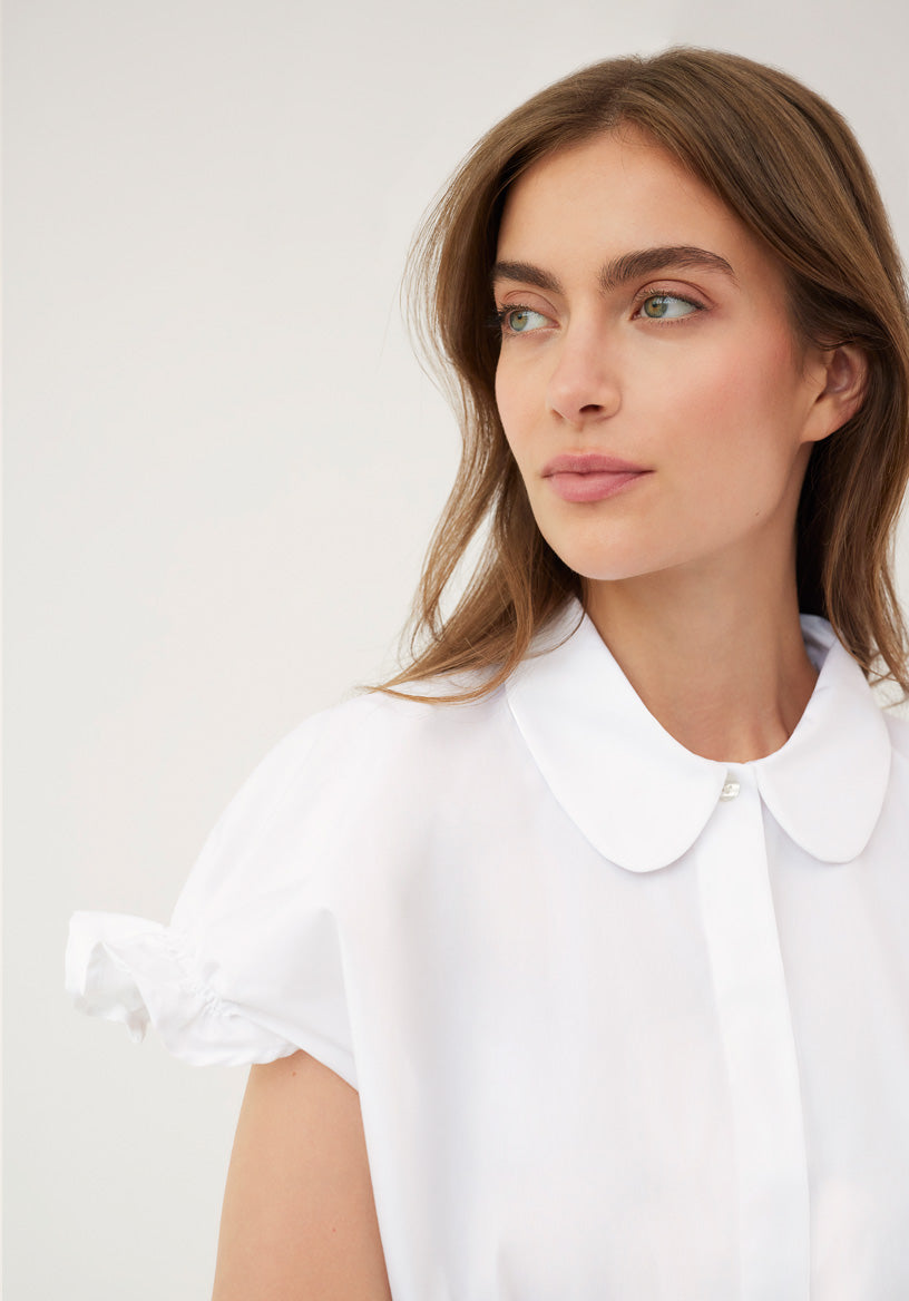 Emanou Daria Bluse in White