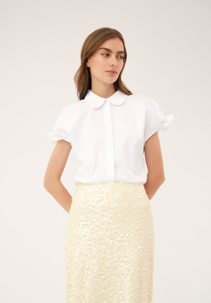 Emanou Daria Bluse in White
