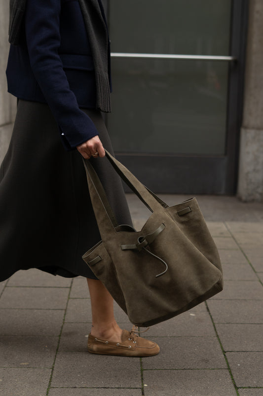 Gabriella Tasche in Moss Green