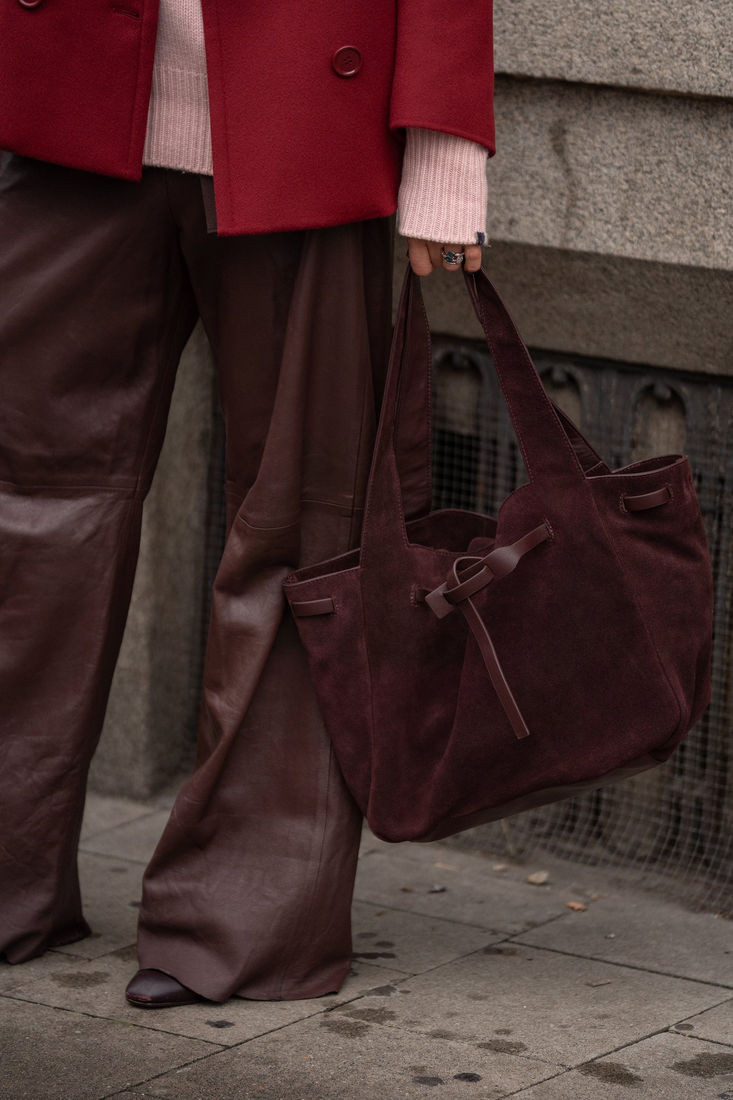 Gabriella Tasche in Aubergine