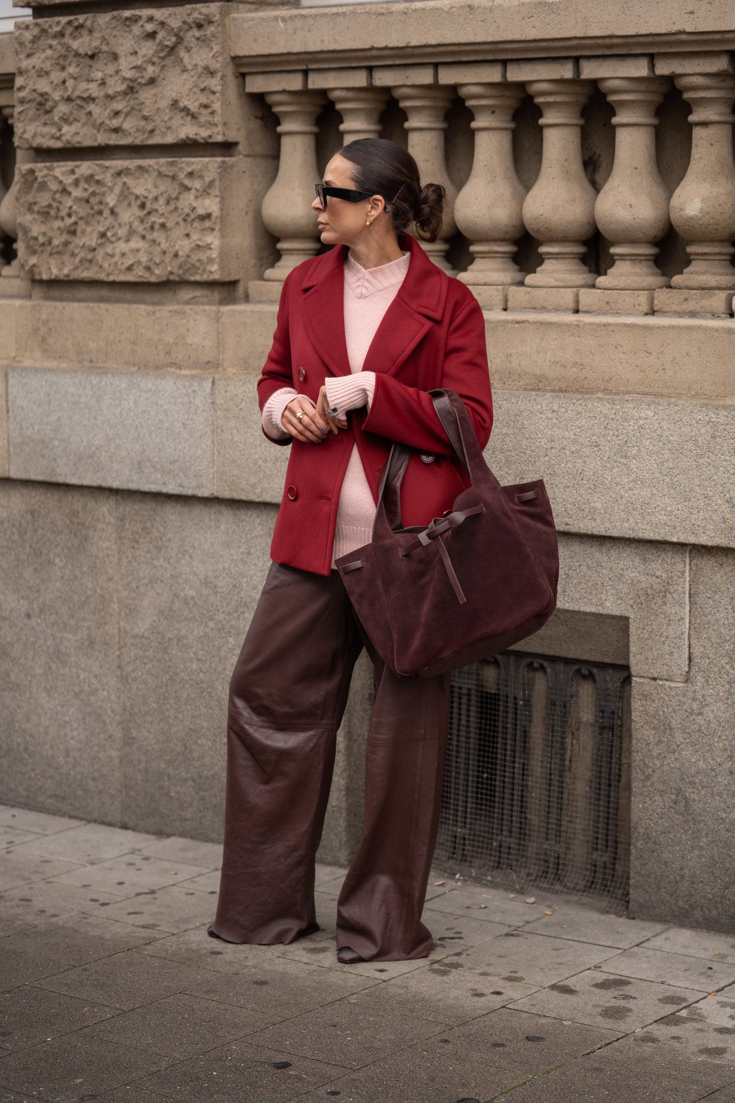 Gabriella Tasche in Aubergine