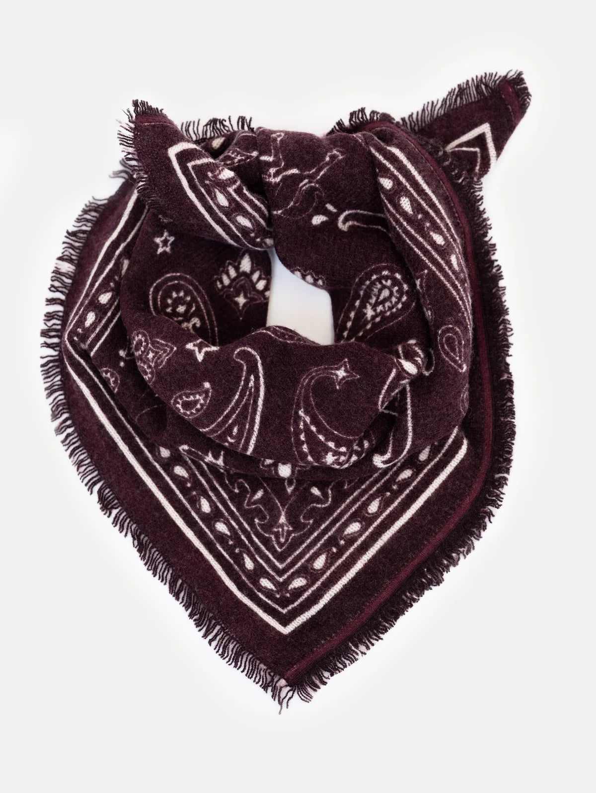 Anna v. Berg Nele Scarf in Melanzane