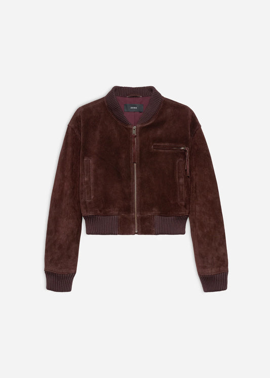 Arma Elettra Lederjacke in Burgund