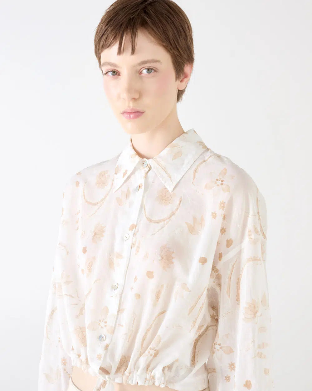 Shaft Bluse Gemustert