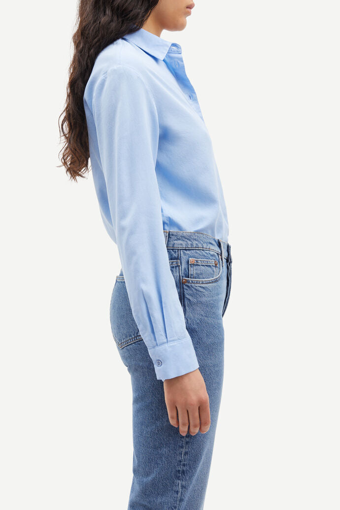 Samsoe Samsoe Madison Shirt in hellblau