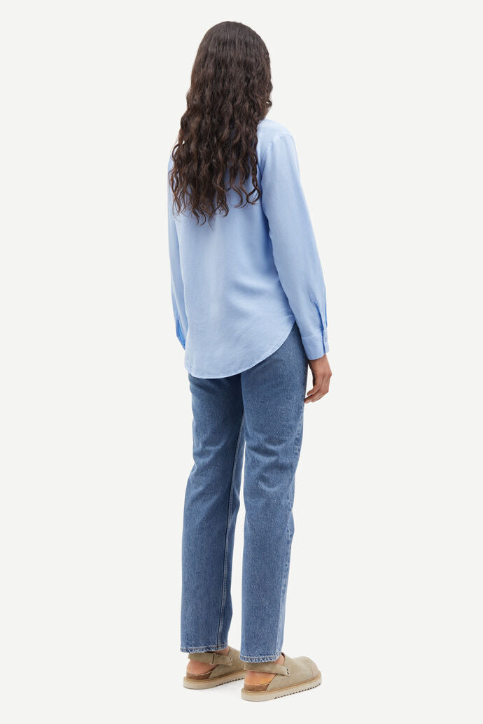 Samsoe Samsoe Madison Shirt in hellblau