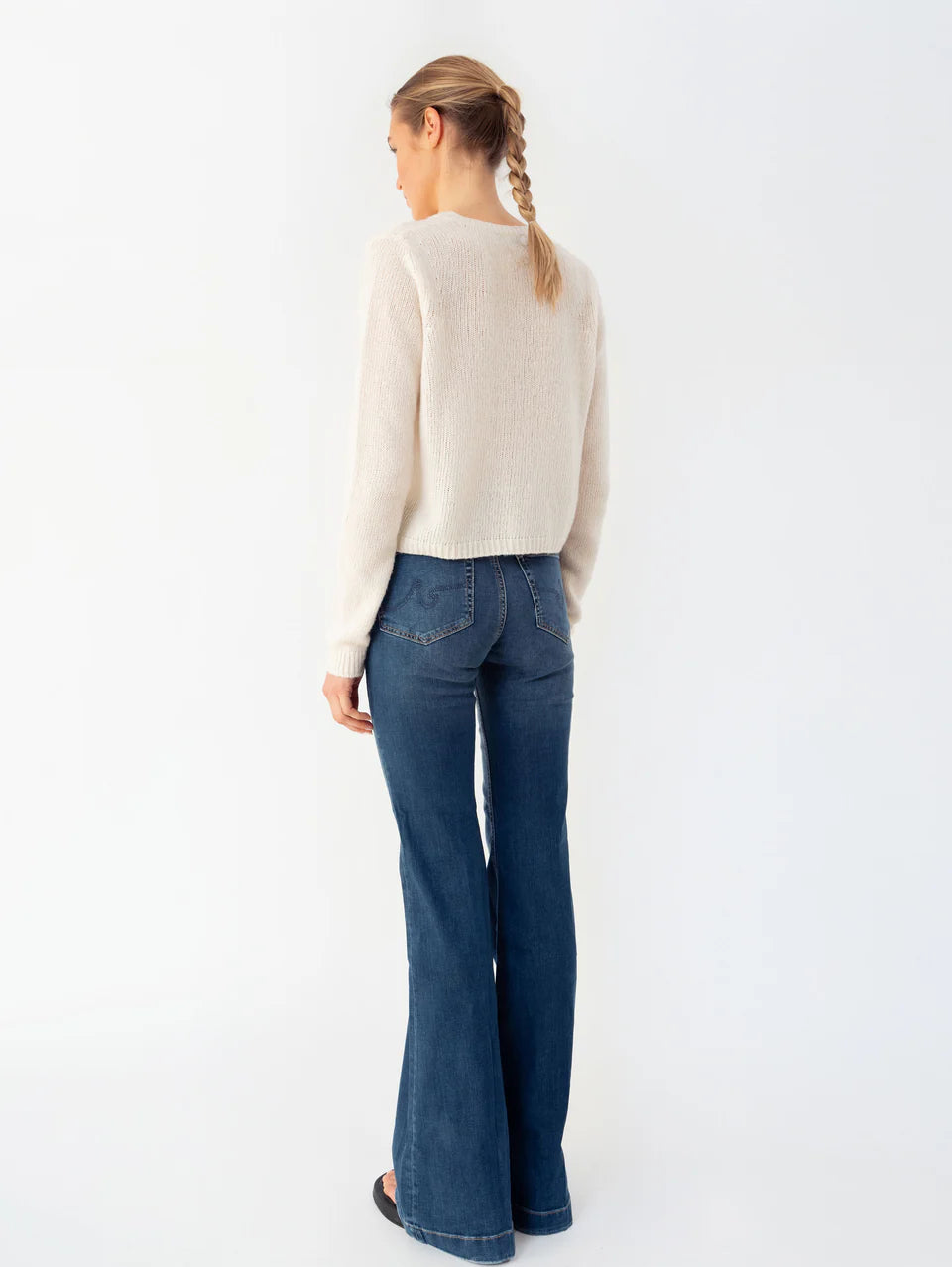 Anna v. Berg Feline Cardigan in Creamcheese