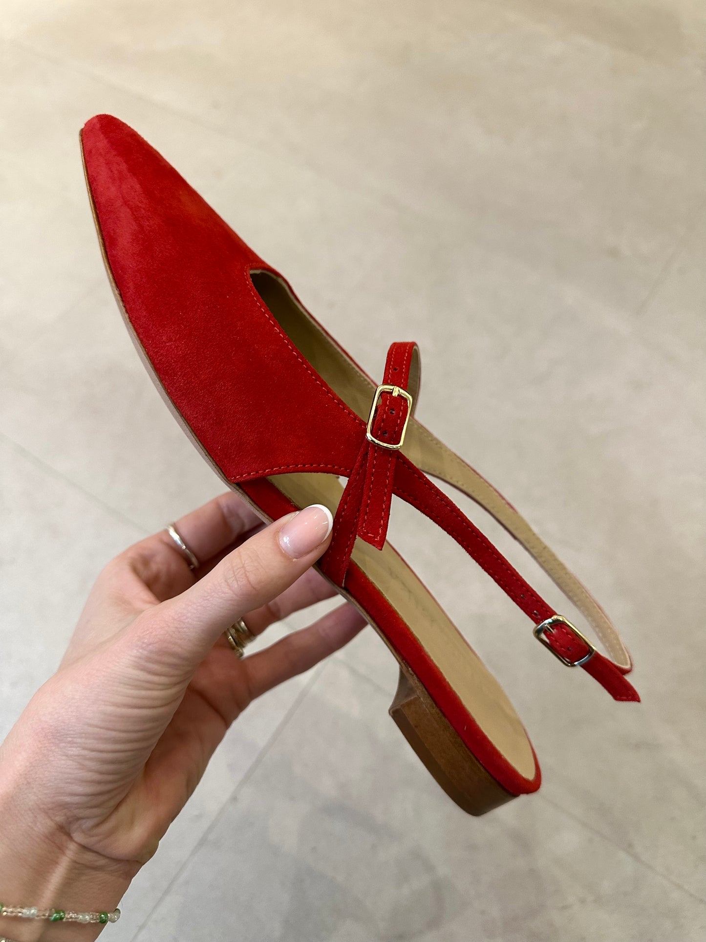 Thea Mika Sling Ballerina in Rot