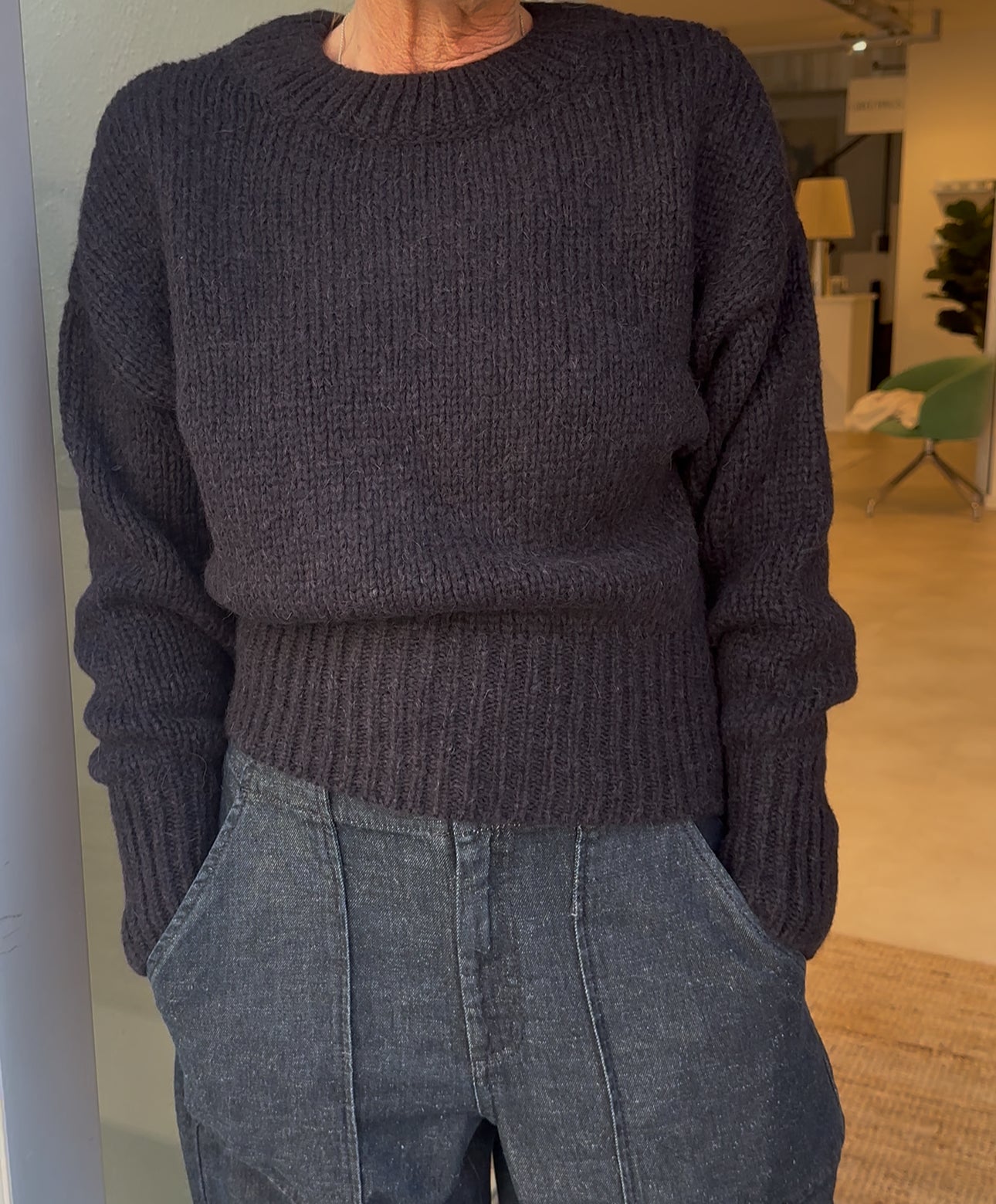 Susanne Bommer Lena Pullover in Deep Blue