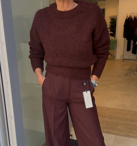Susanne Bommer Lena Pullover in Burgund