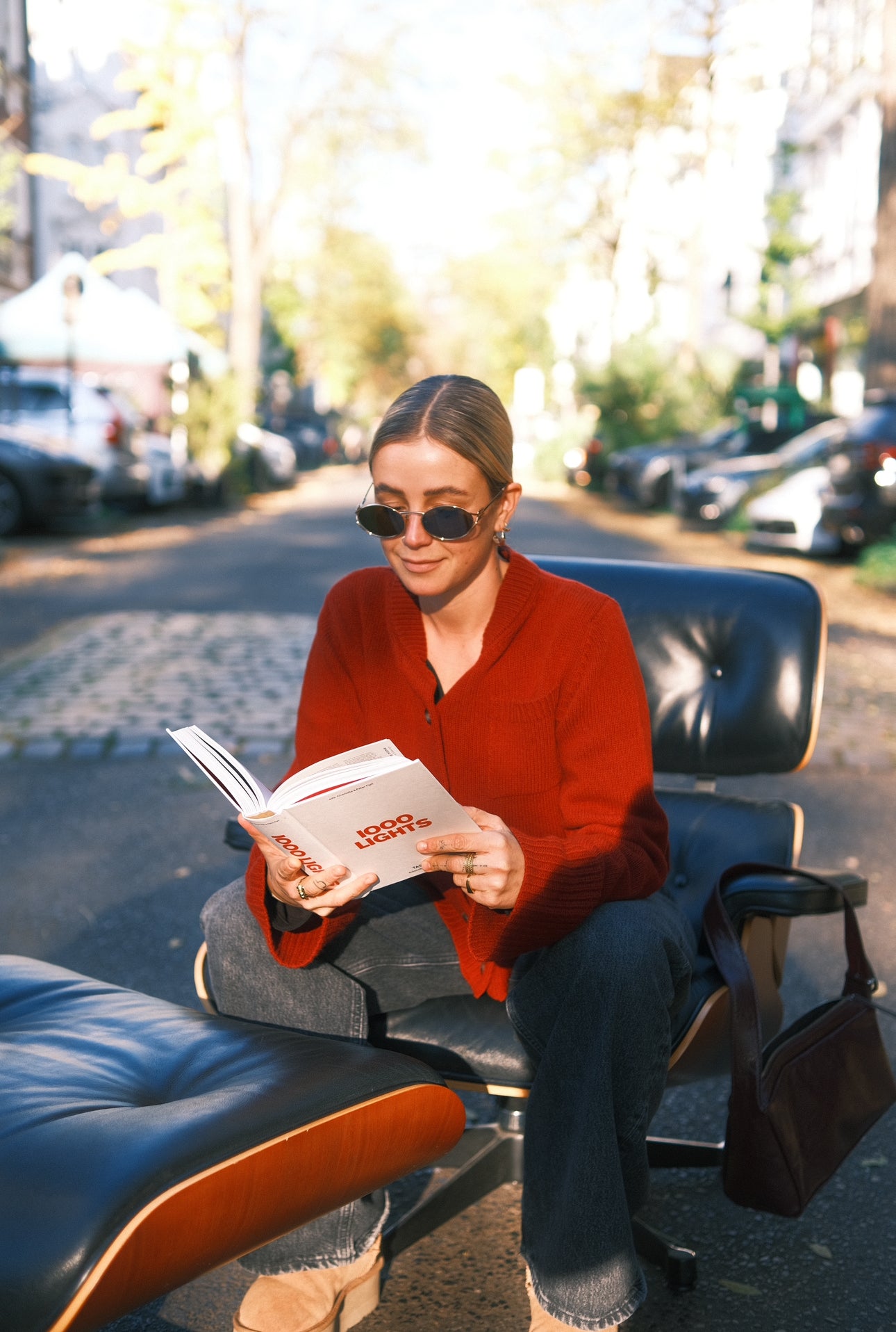 Anna v. Berg Lilly Cardigan in Burgundy