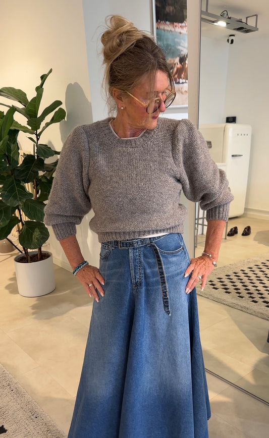 Susanne Bommer Pullover 7/8 Arm Sand